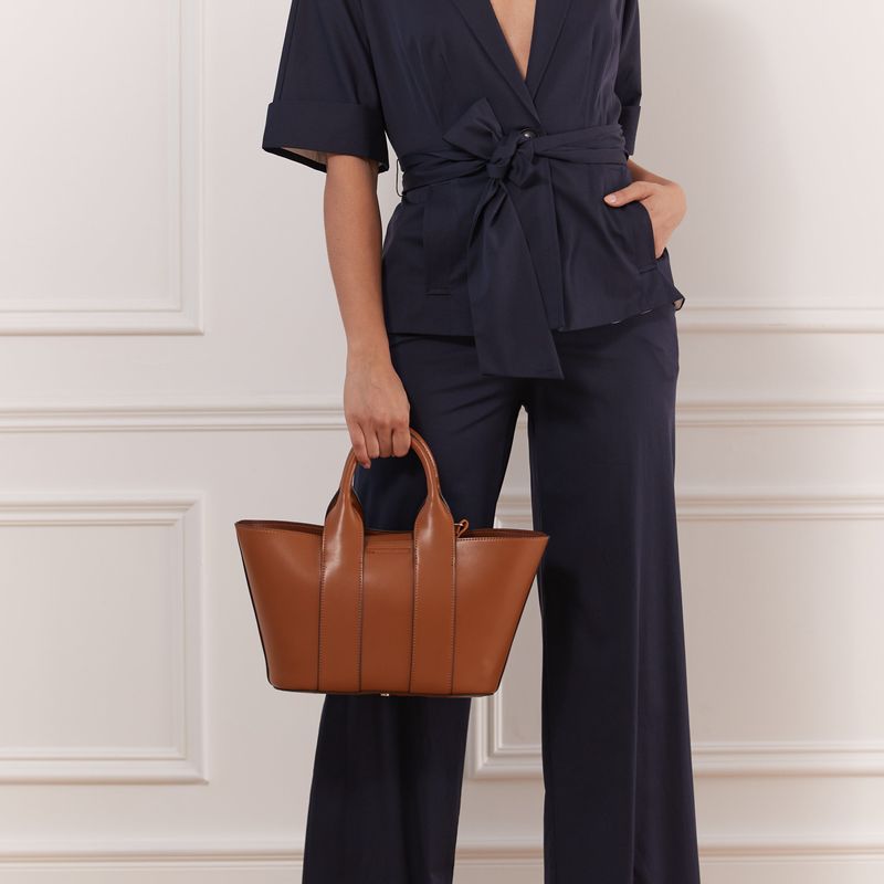 Fine Cotton Belted Short Sleeves Jacket