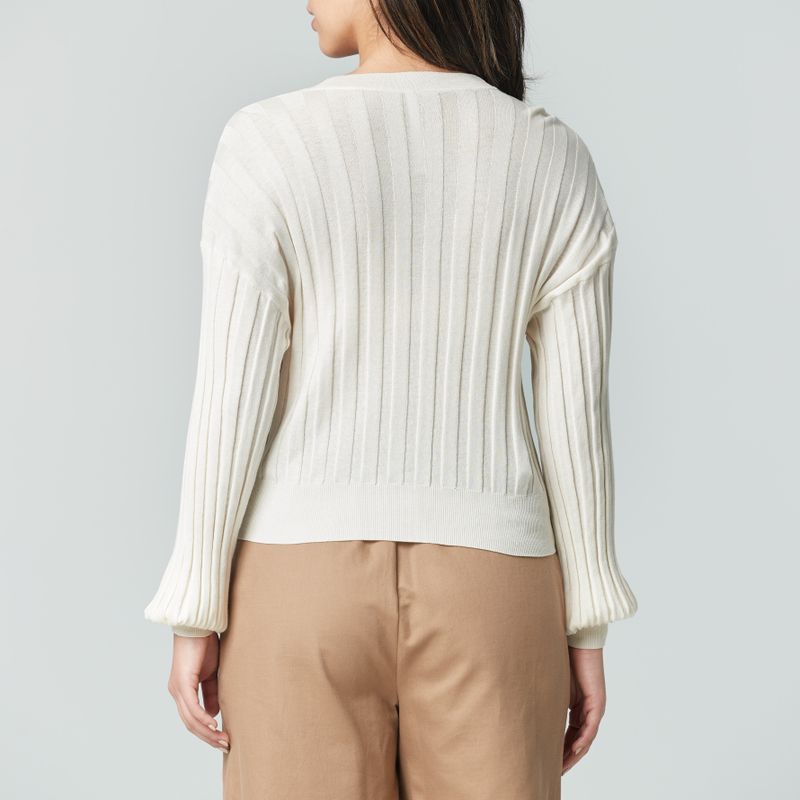 Cardigan court manche ample
