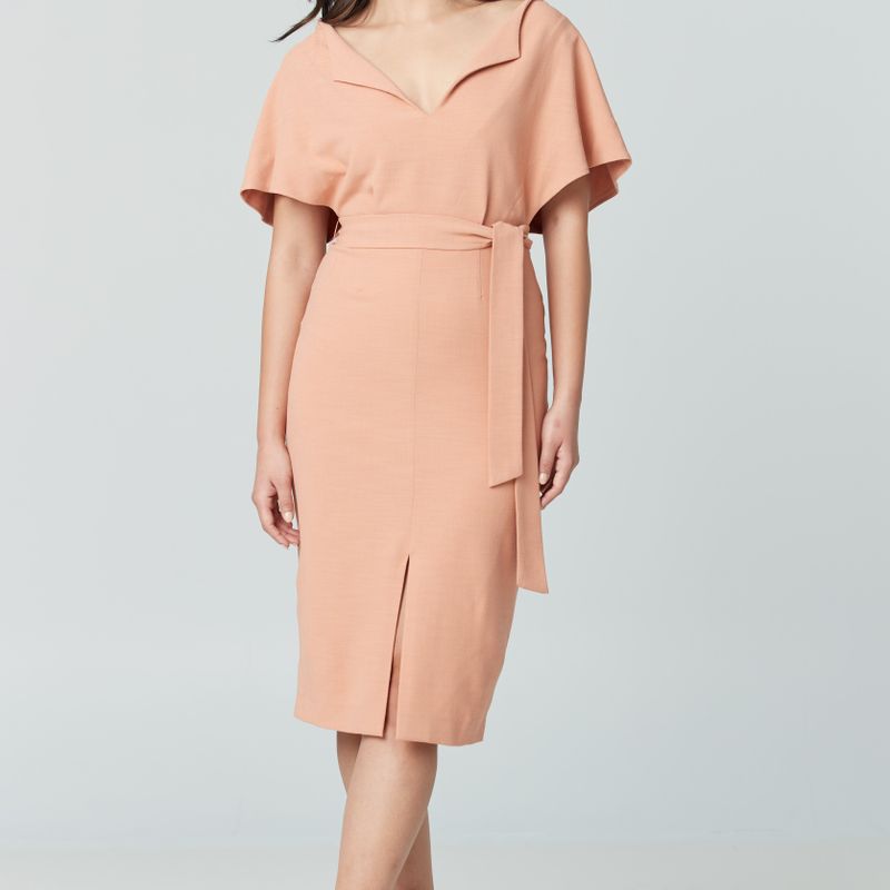 Robe ajustée longueur genoux