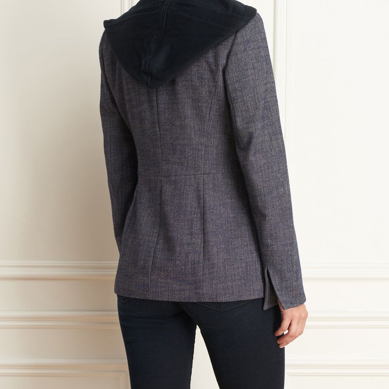 Veston avec capuchon détachable