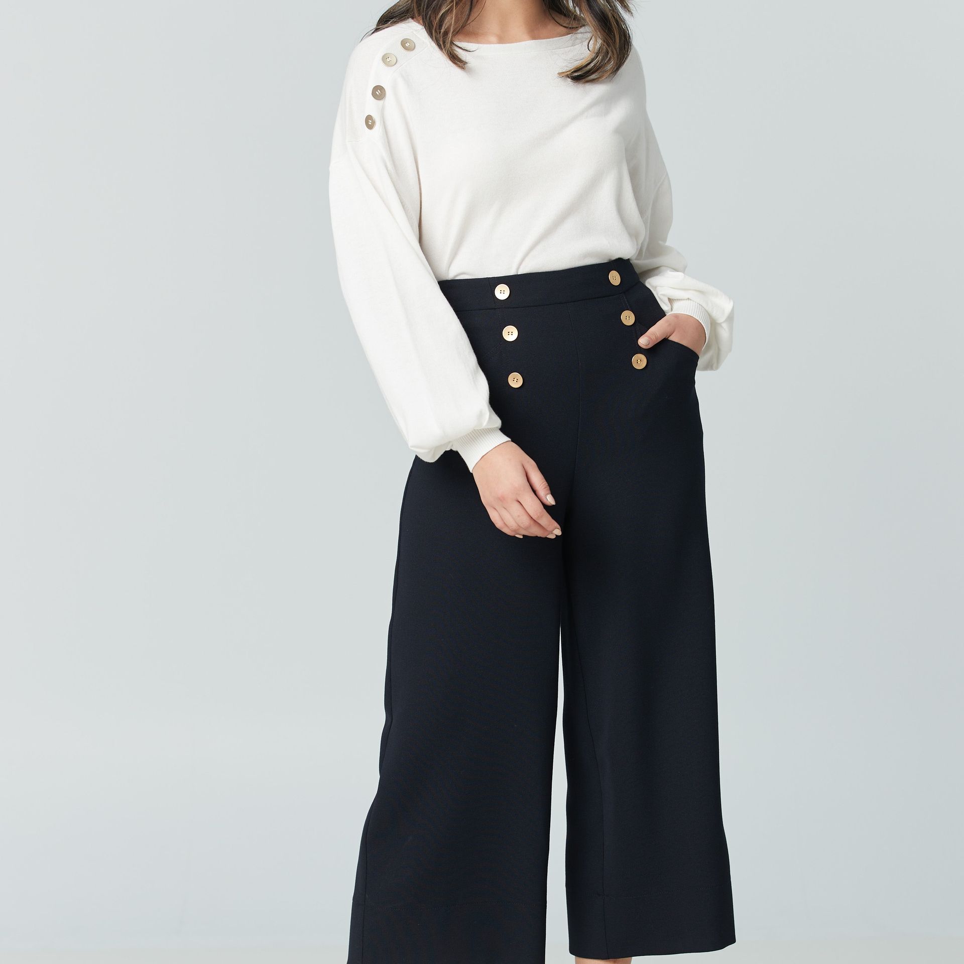 Iris Setlakwe Wide Leg Sailor Pant