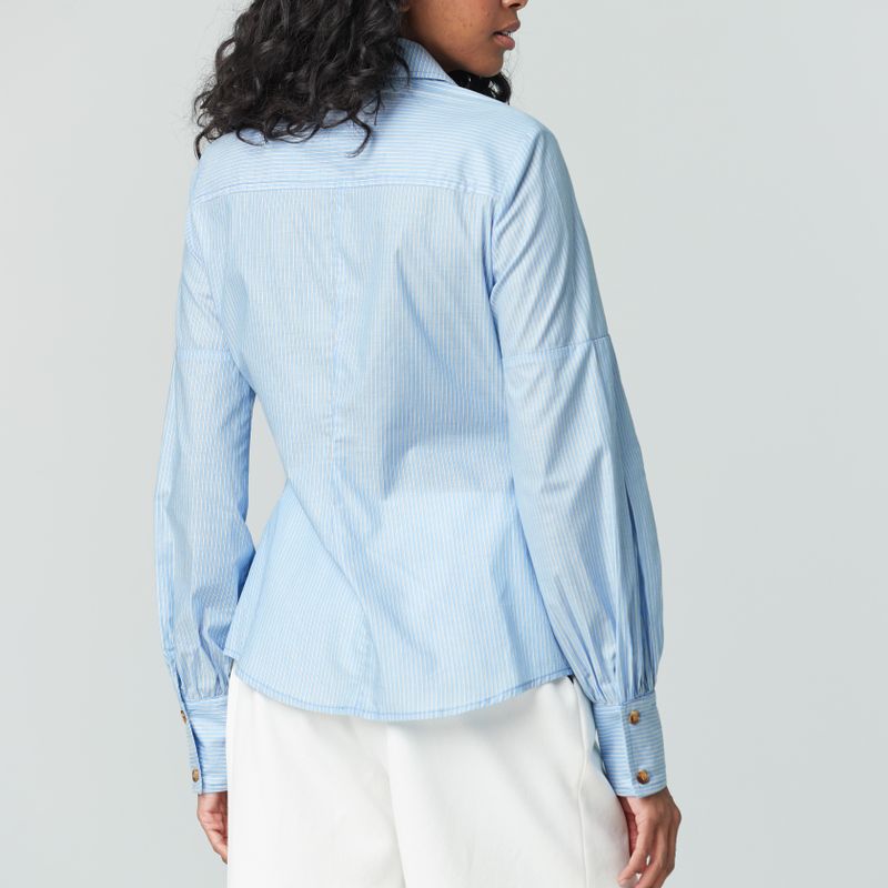 Blouse manche lanterne