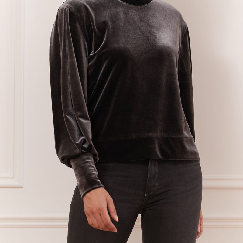 Sweatshirt manche bouffante