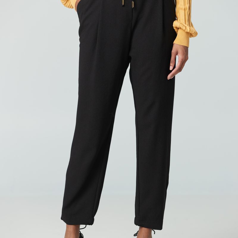 Jogger chic taille élastique