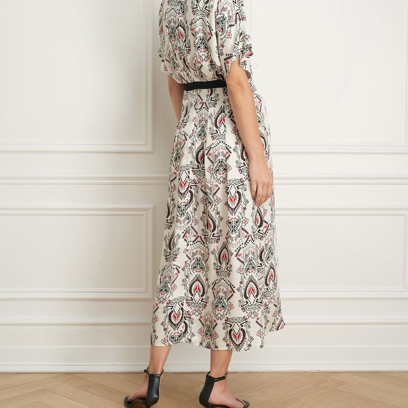 Kimono maxi dress