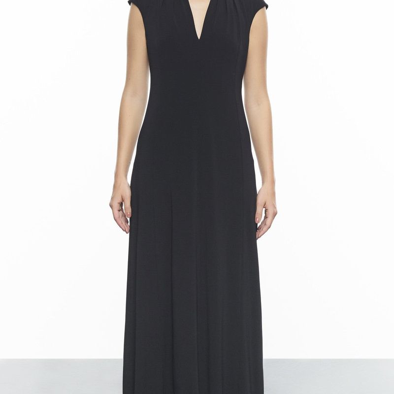 Short Sleeve Maxi Dress