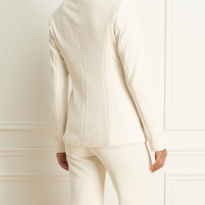 Corduroy Veston Faux Double-Breast