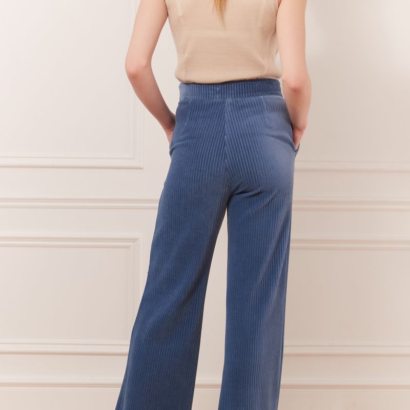 Corduroy straight leg pant