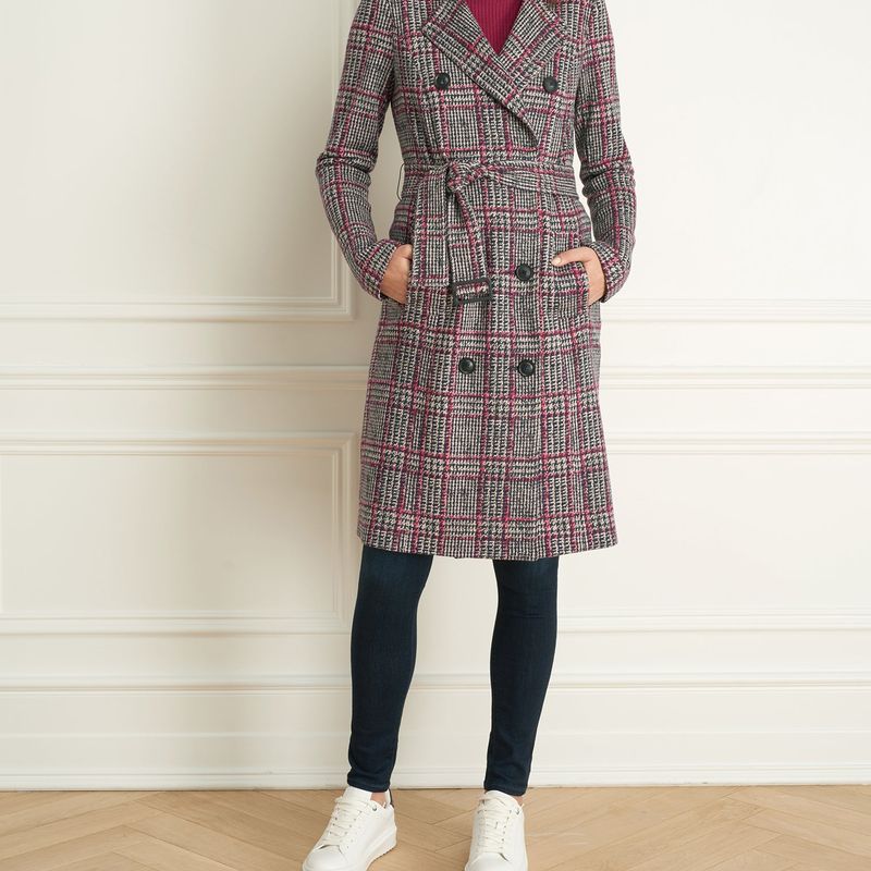 Plaid Long Coat