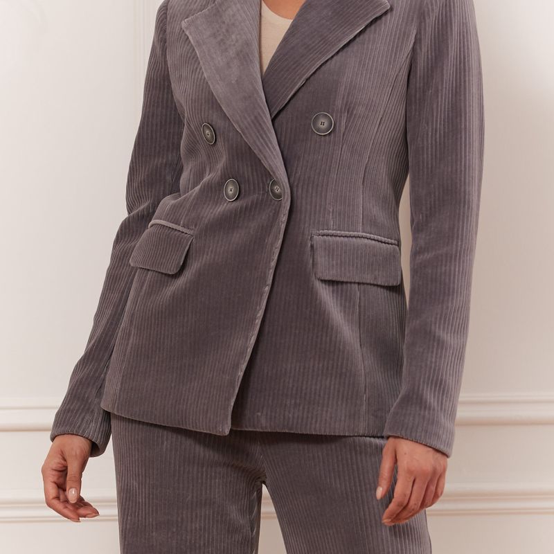 Corduroy veston ajusté