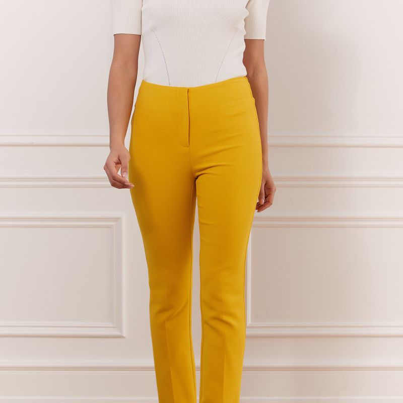 Basket Weave Cigarette Pant