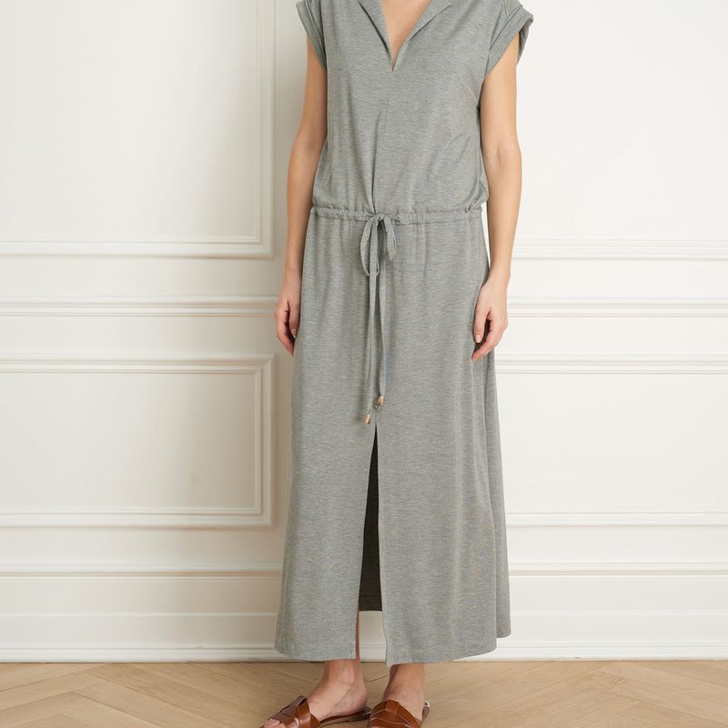 Maxi drop waist dress