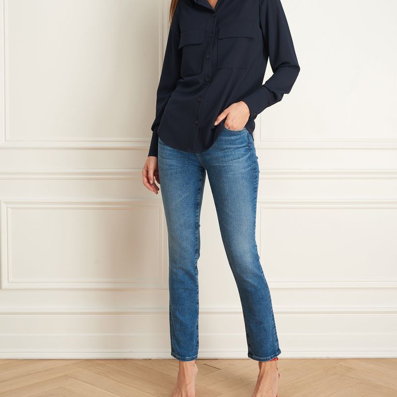 Blouse Manches Longues Avec Poches