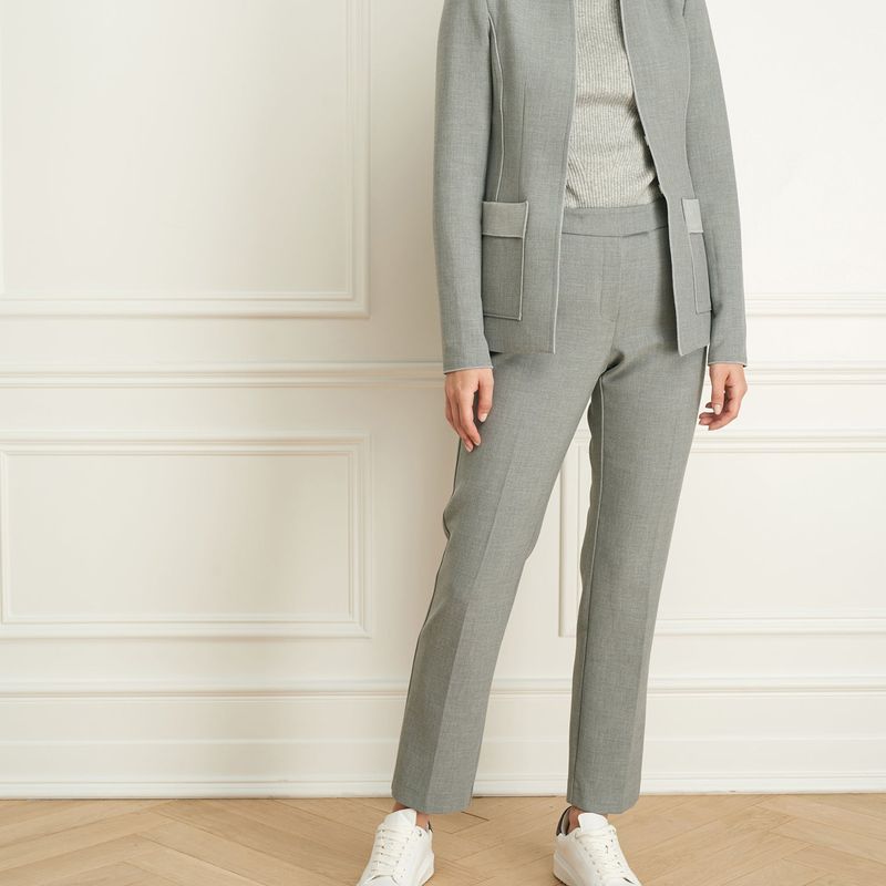 Double Face Jacket Wth Pacth Pockets