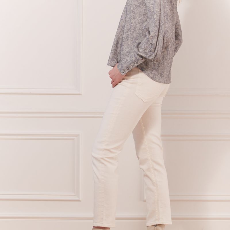 Blouse imprimée encolure rond