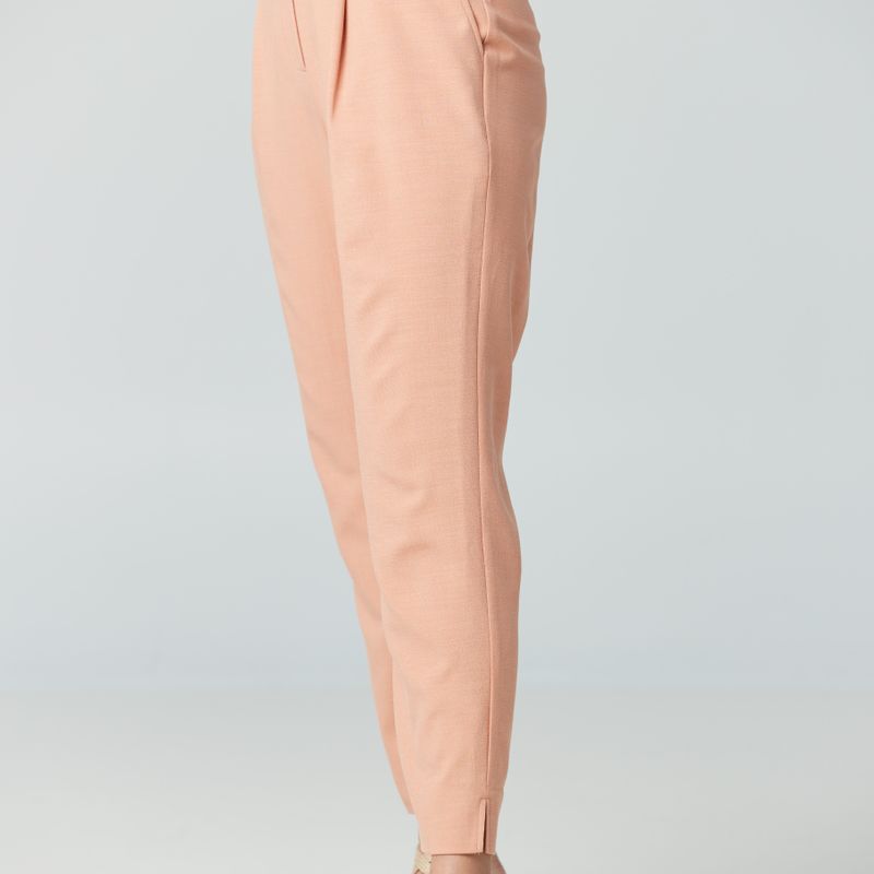 Pantalon court avec plis