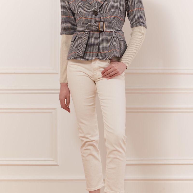 Veston avec manche tricot