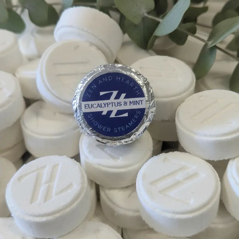 Pastille de douche menthe et eucalyptus