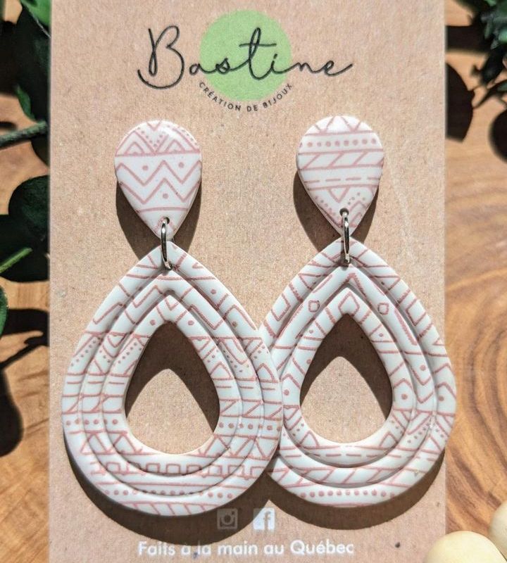 Boucles d'oreilles CORALIE