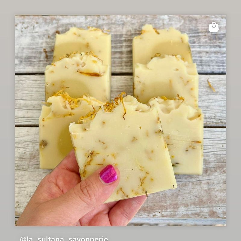 Savon doux DAISY à l'aloe vera et calendula