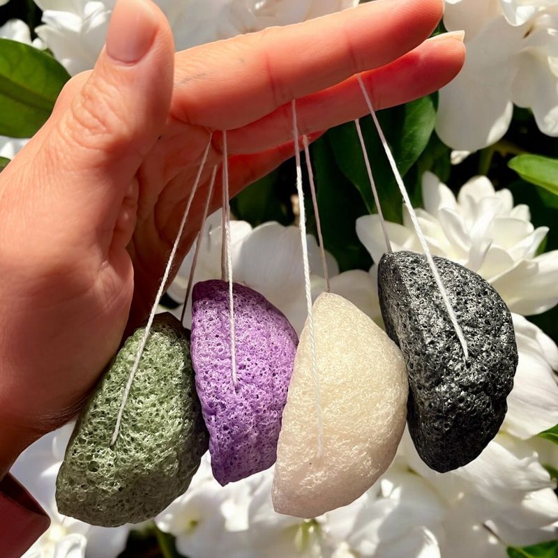 Éponge konjac naturelle