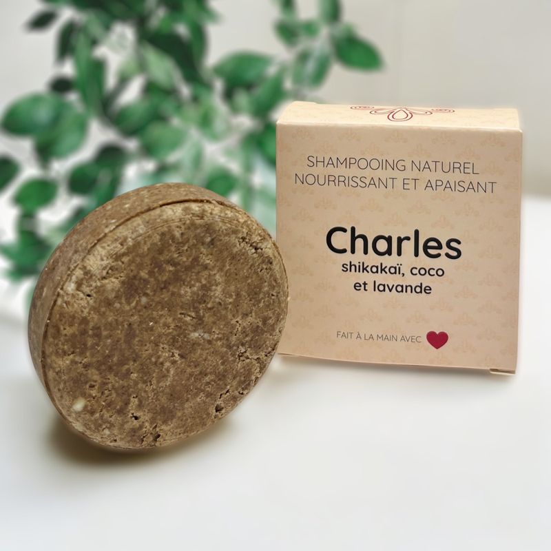 Shampoing naturel CHARLES cuir chevelu sensible et cheveux secs