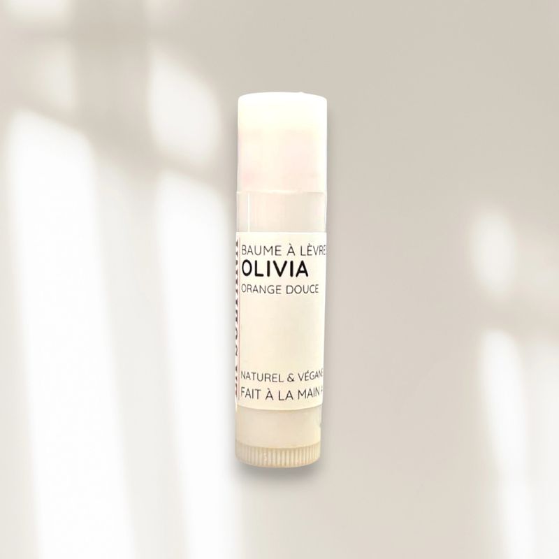 Baume à lèvres OLIVIA karité & orange douce