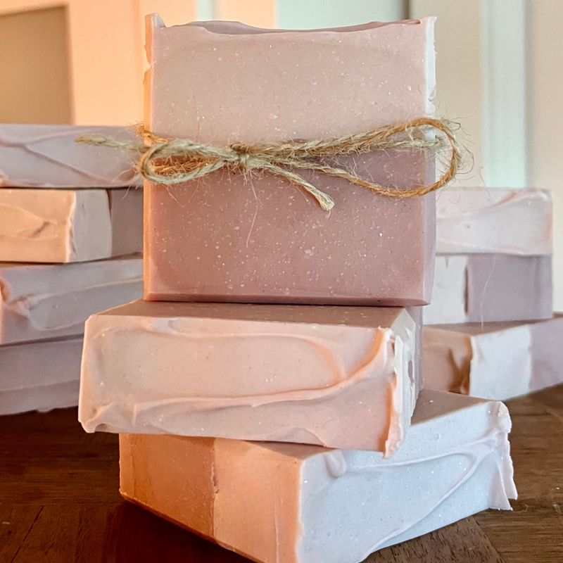 Savon à l'argile rose MAYBEL limonade et pastèque