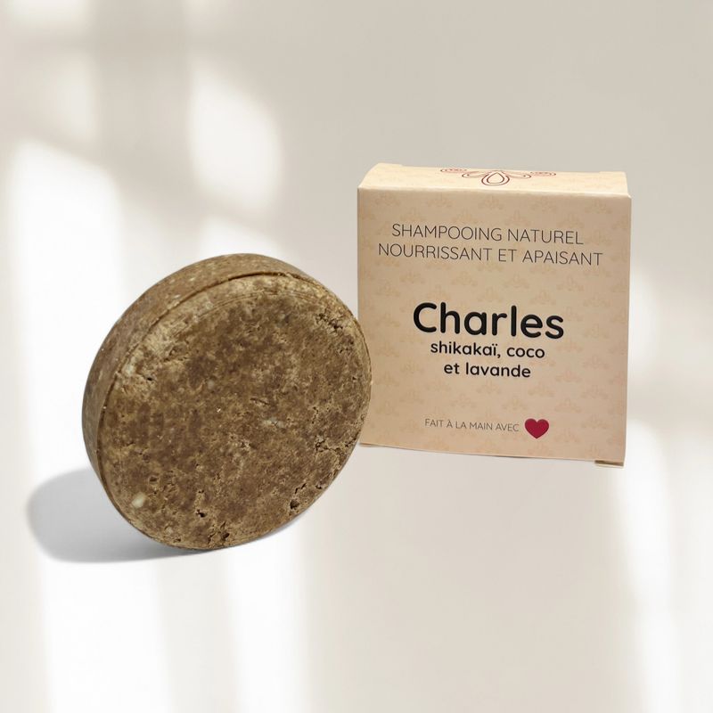 Shampoing naturel CHARLES cuir chevelu sensible et cheveux secs