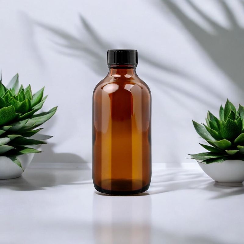 Bouteille en verre ambré 240 ml (8oz)