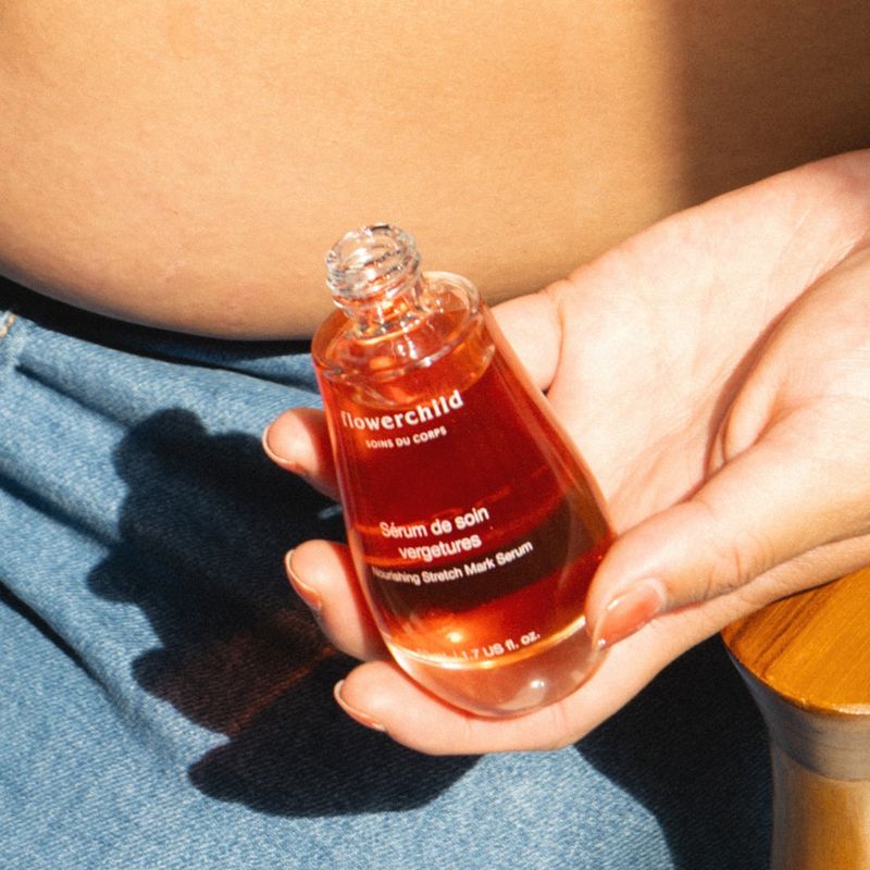 Sérum de soin pour les vergetures