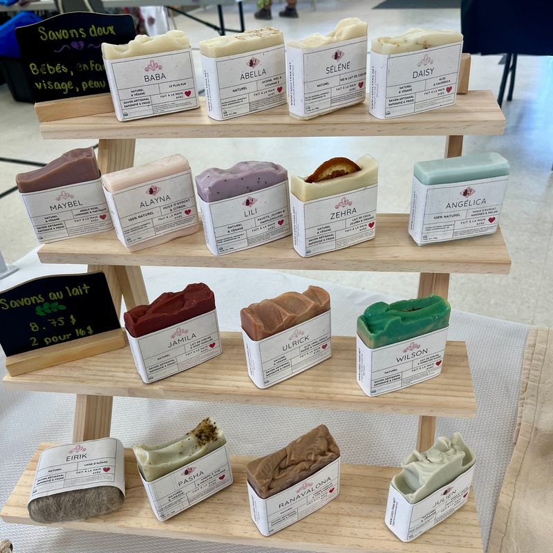 Lot de 16 savons - démo