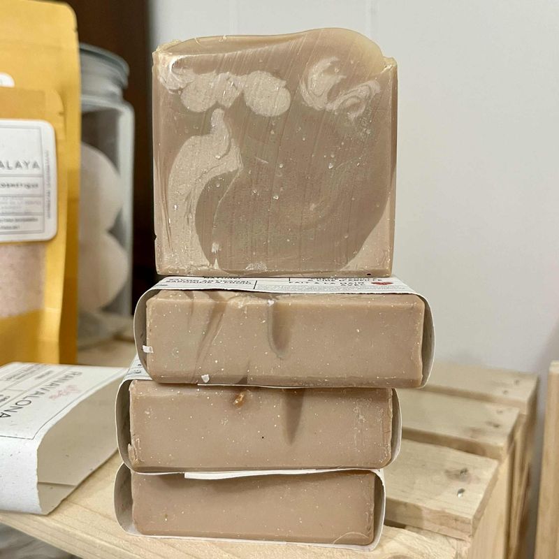 Lot de 4 savons vanille à la crème