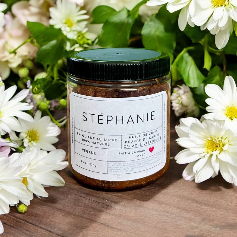 Exfoliant corporel STÉPHANIE chocolat et vanille