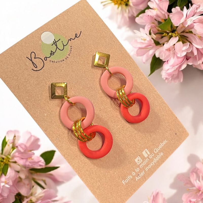 Boucles d'oreilles AURORE