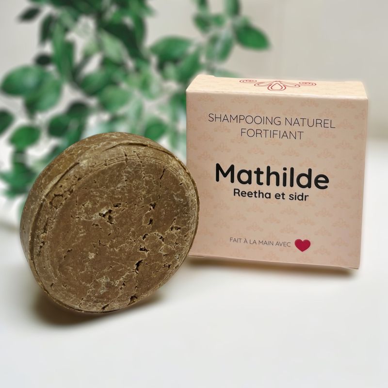 Shampoing naturel MATHILDE fortifiant pour cheveux fatigués et fourchus