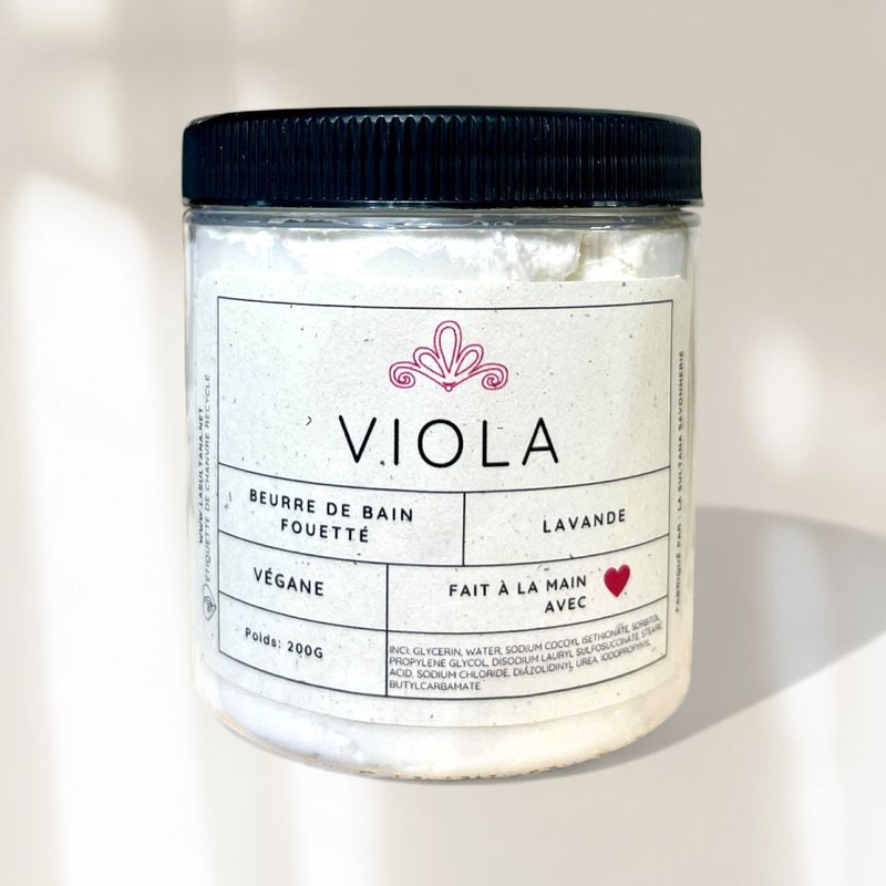 Savon fouetté VIOLA lavande