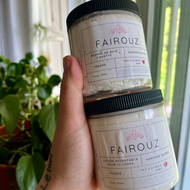 Démo ensemble FAIROUZ agrûmes sucrés