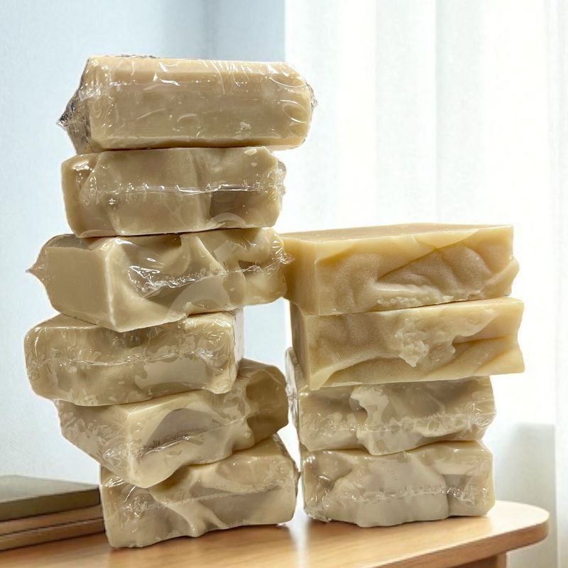 1 KG de savon au lait de chèvre Séléné en vrac