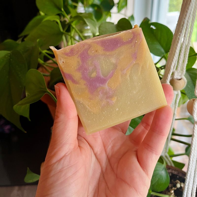 Savon au lait de coco SULTANE  pêche Bellini