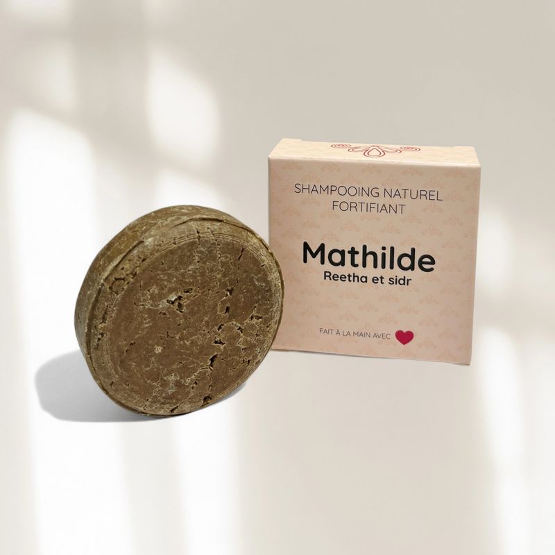 Shampoing naturel MATHILDE fortifiant pour cheveux fatigués et fourchus