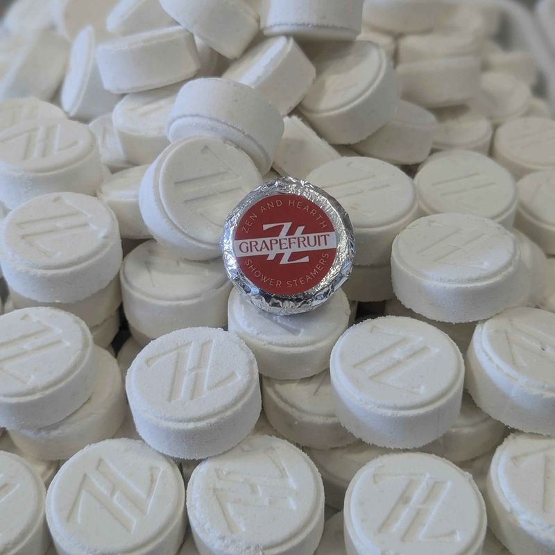 Pastille de douche au pamplemousse