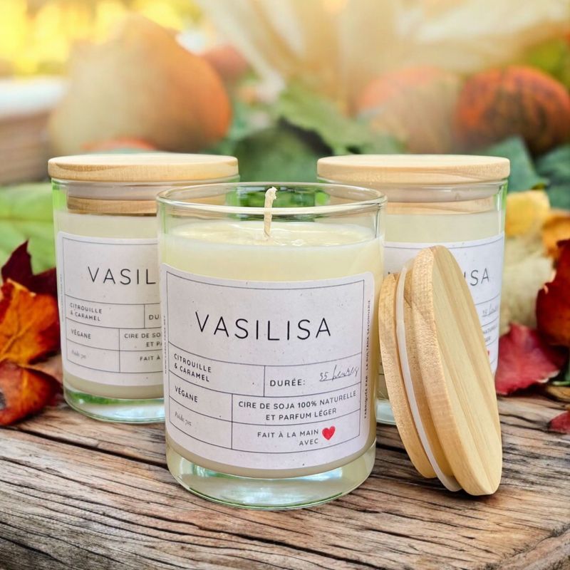 Bougie de soja VASILISA citrouille caramel