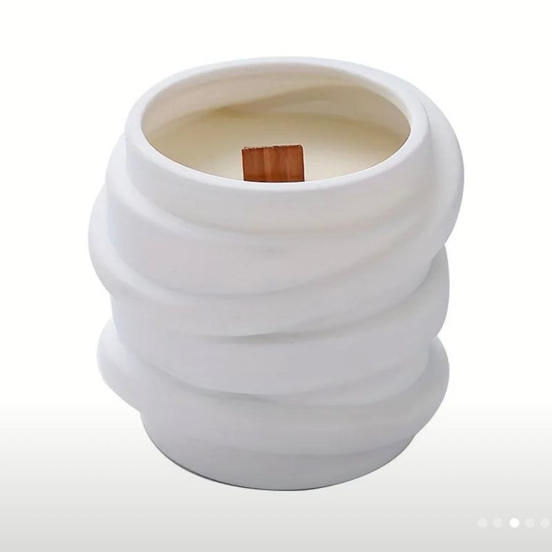 Pot pour chandelle ou plante en céramique