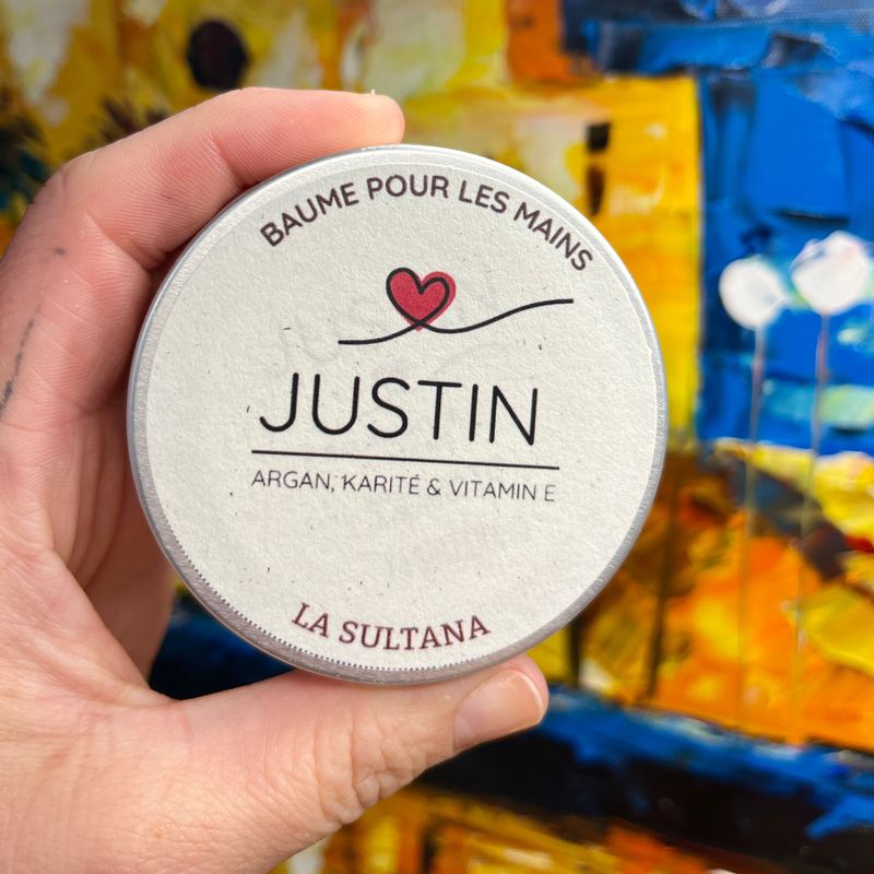 Imparfait: baume pour les mains JUSTIN argan, karité & bergamote