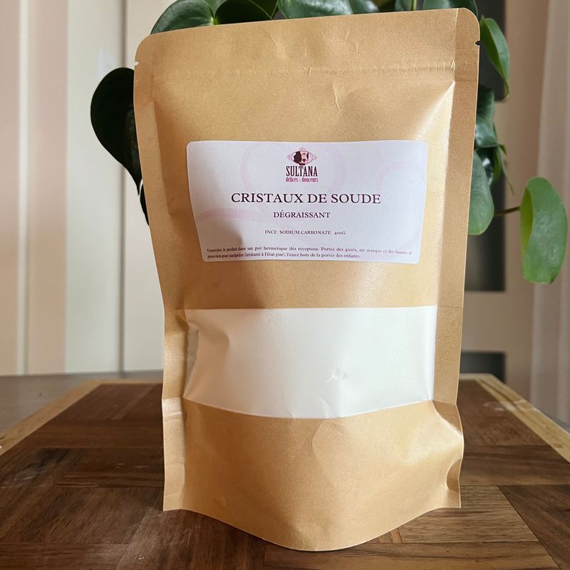 Cristaux de soude ménagers