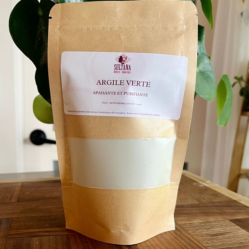 Argile verte cosmétique