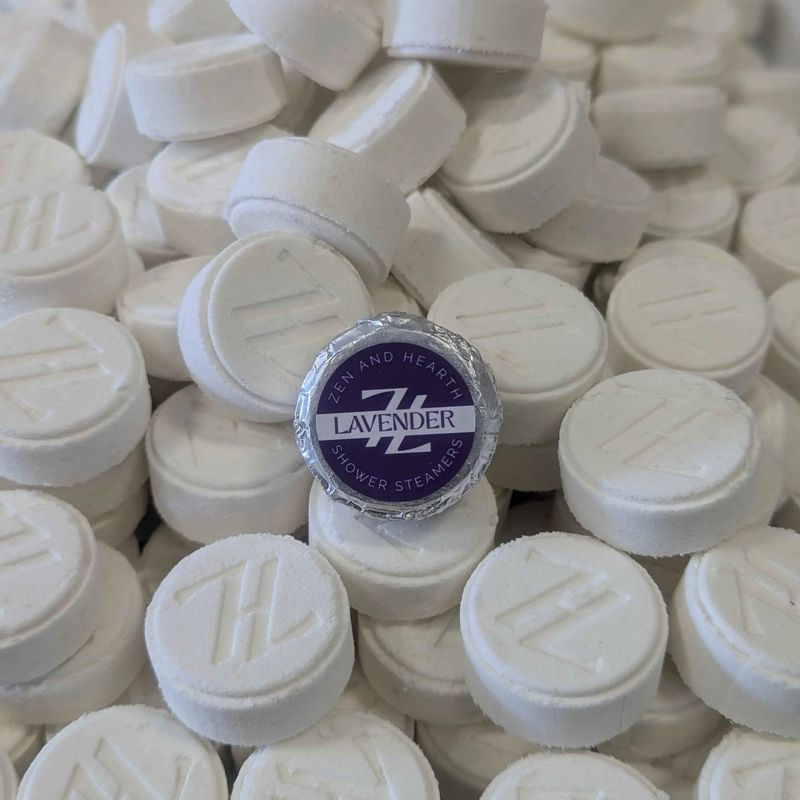 Pastille de douche à la lavande