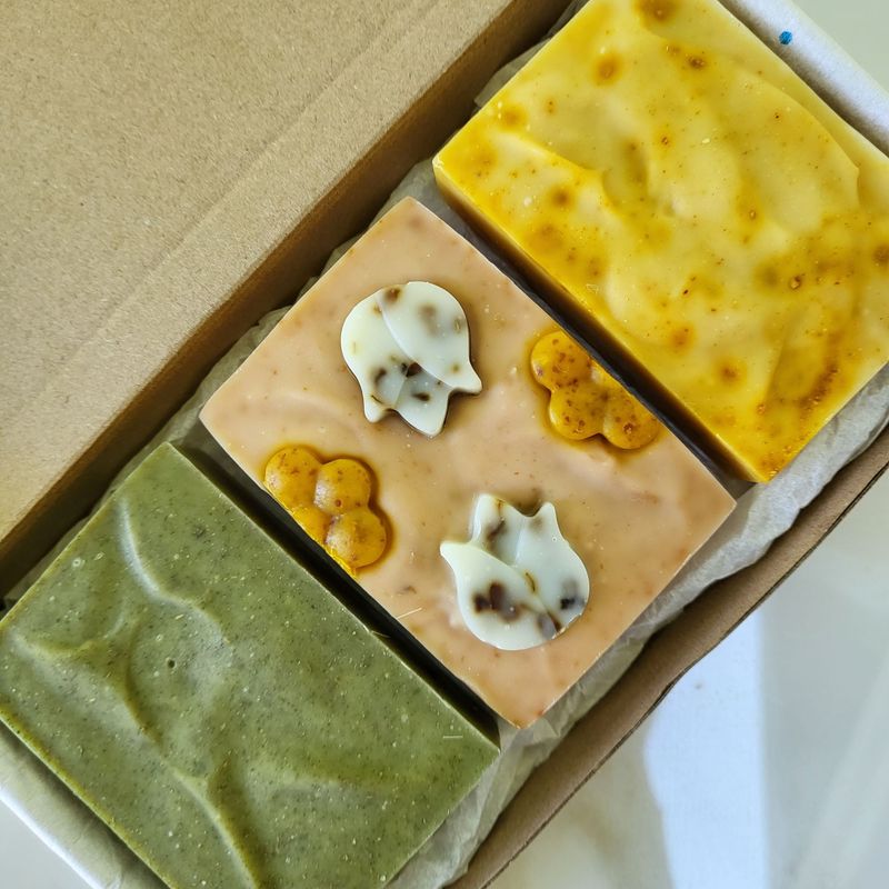 Coffret 3 savons aux plantes