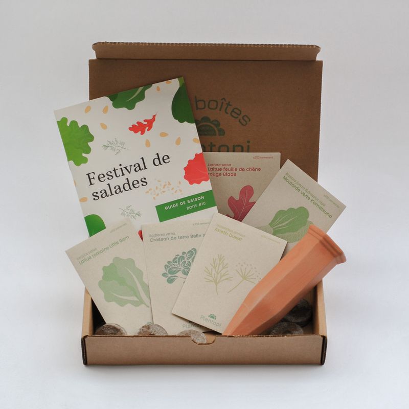 Coffret de jardinage "Festival de salades"